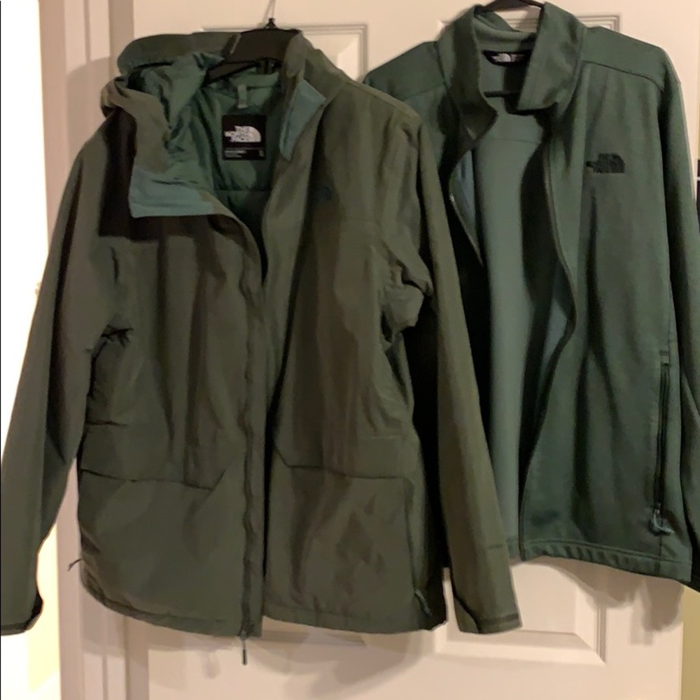 The north face three in one ski/morning jacket. XL
